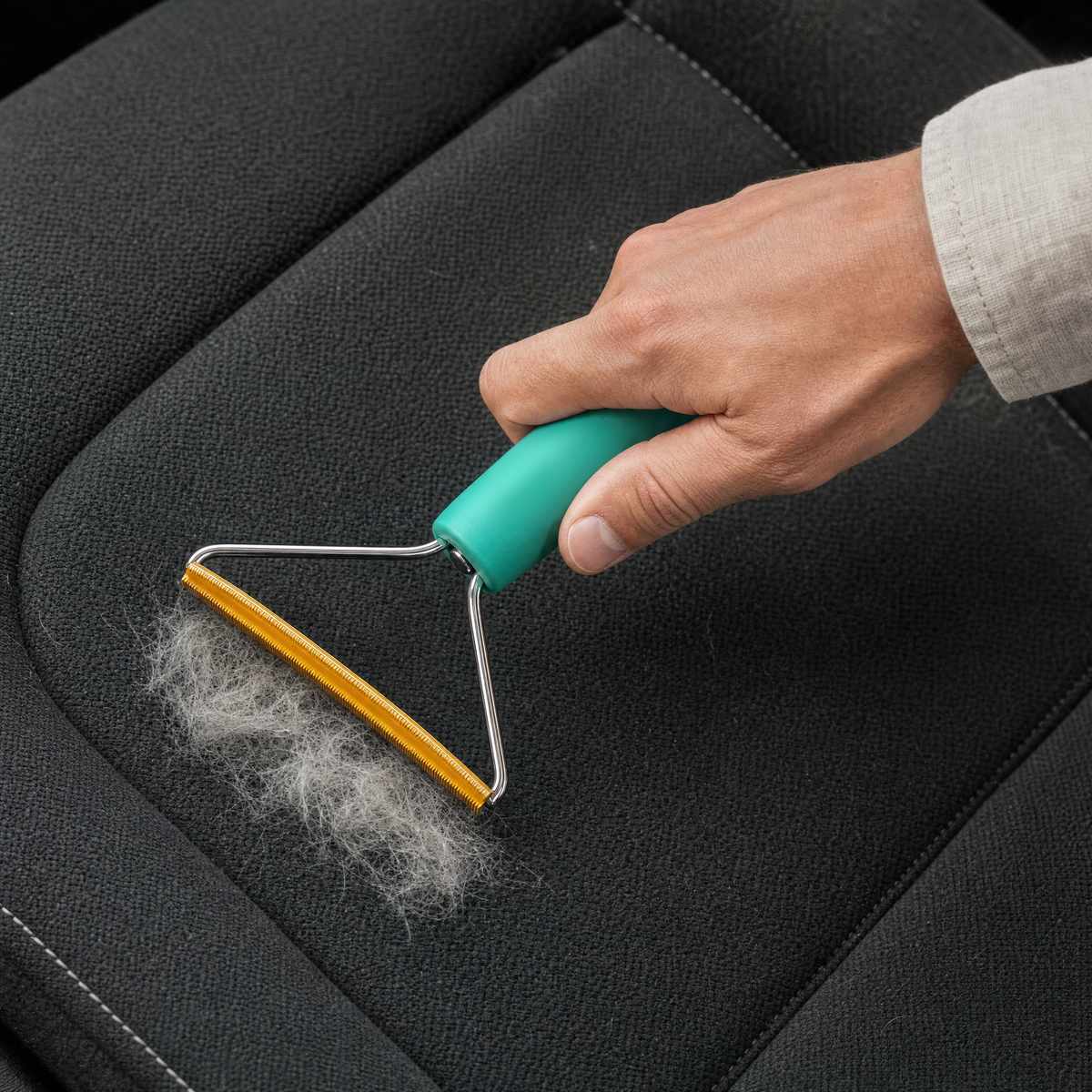 The mini tool on a car seat